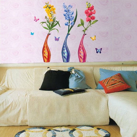 Wall Deco Sticker FLOWER VASE 238-CP061
