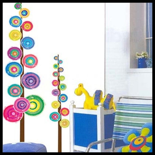 Wall Deco Sticker MULTI COLOR TREE 222-CP037 - Walmart.com