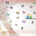thumbnail image 1 of Wall Deco Sticker  PARROTS & BUTTERFLY 161-ECO020, 1 of 1