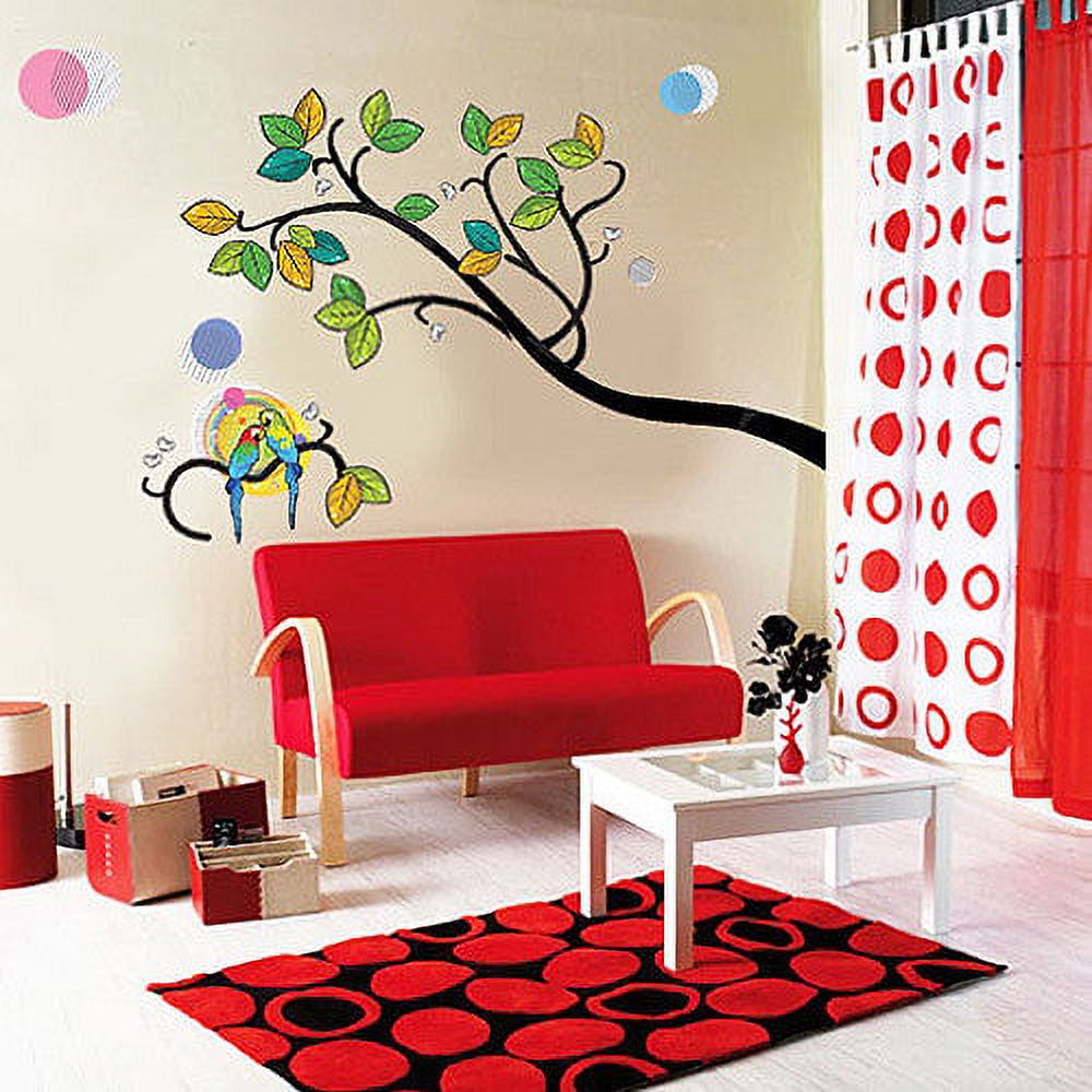 Wall Deco Sticker TREE & BIRD 258-ECO030 - Walmart.com