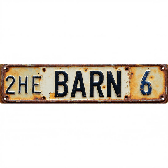 Wall Decor 16*4 Inch Tin Signs BARN Rural Farm Warehouse Retro Decor