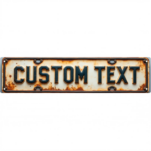 Wall Decor 16*4 Inch Tin Signs CUSTOM TEXT Personal Customized Retro Wall Decor