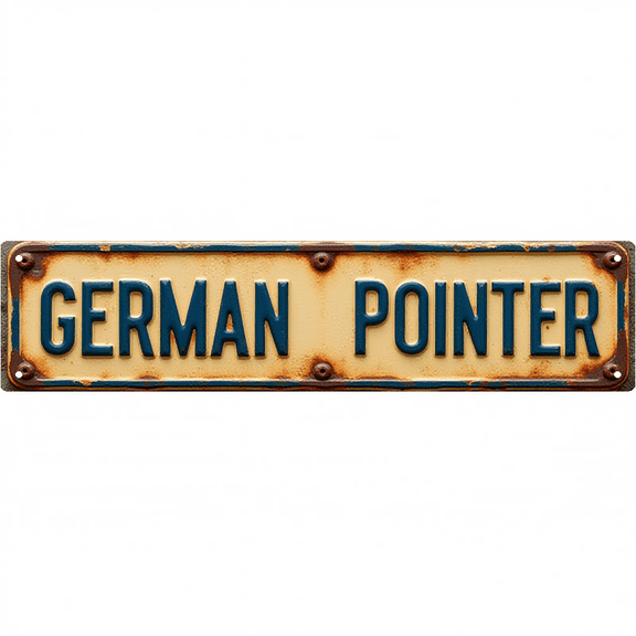 Wall Decor 16*4 Inch Tin Signs GERMAN SHORTHAIRED POINTER Hunting Dog Retro Decor