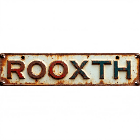 Wall Decor 16*4 Inch Tin Signs ROOXHT Unique Custom Letter Retro Wall Decor