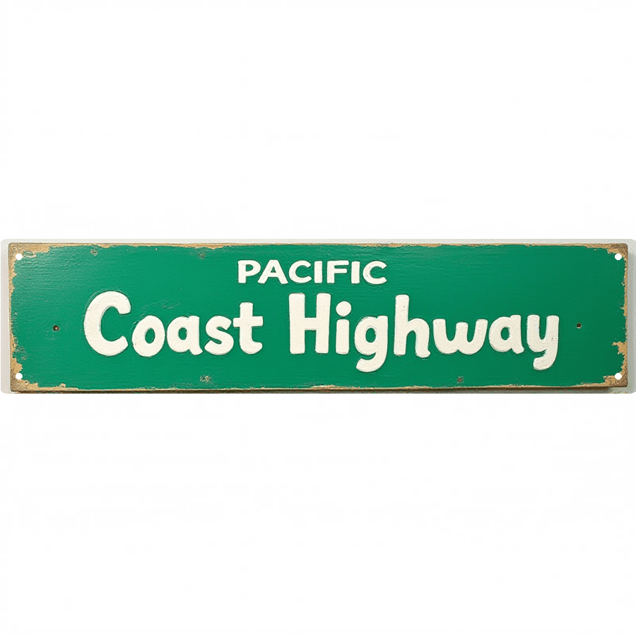 Pacific Coast Highway Sign