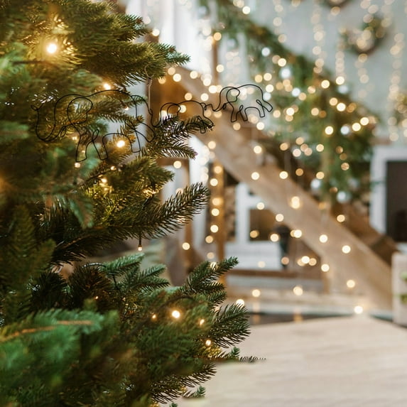 Wall Decor Clearance! Elephant Wall Metal Decor Black Wall Art Hanging Simple Art Sculpture for Home Living Room Bathroom Kitchen Decoration