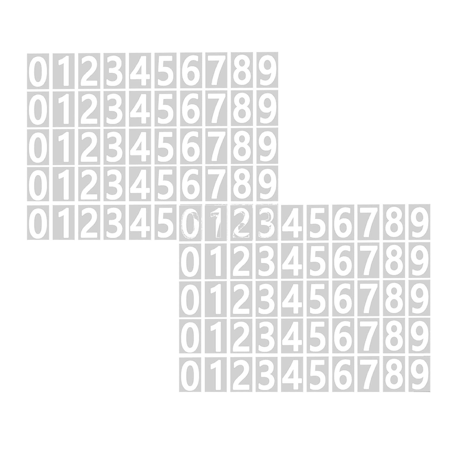 Wall Decor For Bedroom Teen Girl Mailbox Numbers For Outside 5 Sets 0-9 ...