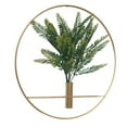 thumbnail image 1 of Wall Decor Hanging Planters with Artificial Plants Wall Mounted Round Black Metal Hanging Hoop for Wall Decor Modern Home Decor Display Wall Art Bedroom Bathroom Living Room Office, 1 of 8