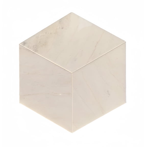 Wall Decor Hexagon Marble tile, White marble, natural marble,for wall and floor, polished marble tile, natural stone, genuine marble, real marble, 1 box 12 pcs,Modern Wall Art