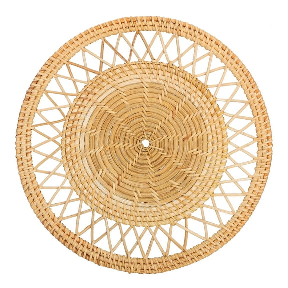 Wall Decor Natural Boho Pendant Hanging Outdoor Handmade Home Indoor Hand-made Woven Living Room Round Rattan