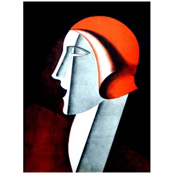 Wall Decor POSTER.Futurism Deco Metropolis.Room art.Interior design. 16 x 24 Inch Poster