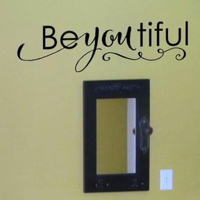 Wall Decor Plus More WDPM2802 Be-you-tiful Girls Wall Sticker