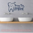 thumbnail image 1 of Wall Decor Quote Bring Sparkle Dental Office Motivational Vinyl Sticker Decals 23x15-Inch Deep Blue, 1 of 1