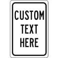 thumbnail image 1 of Wall Decor Traffic Signs - Personalized Customized with Your Custom Text 12x8 Metal Sign Street Weather Approved Sign 0.04 Thickness Plate, 1 of 4