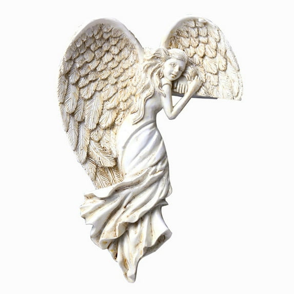 , Wall Decoration, Corner, , Hanging Statue, Resin, Wall Art, Ornament for , , Housewarming, Decoration, , Left, 16x11x4.5cm