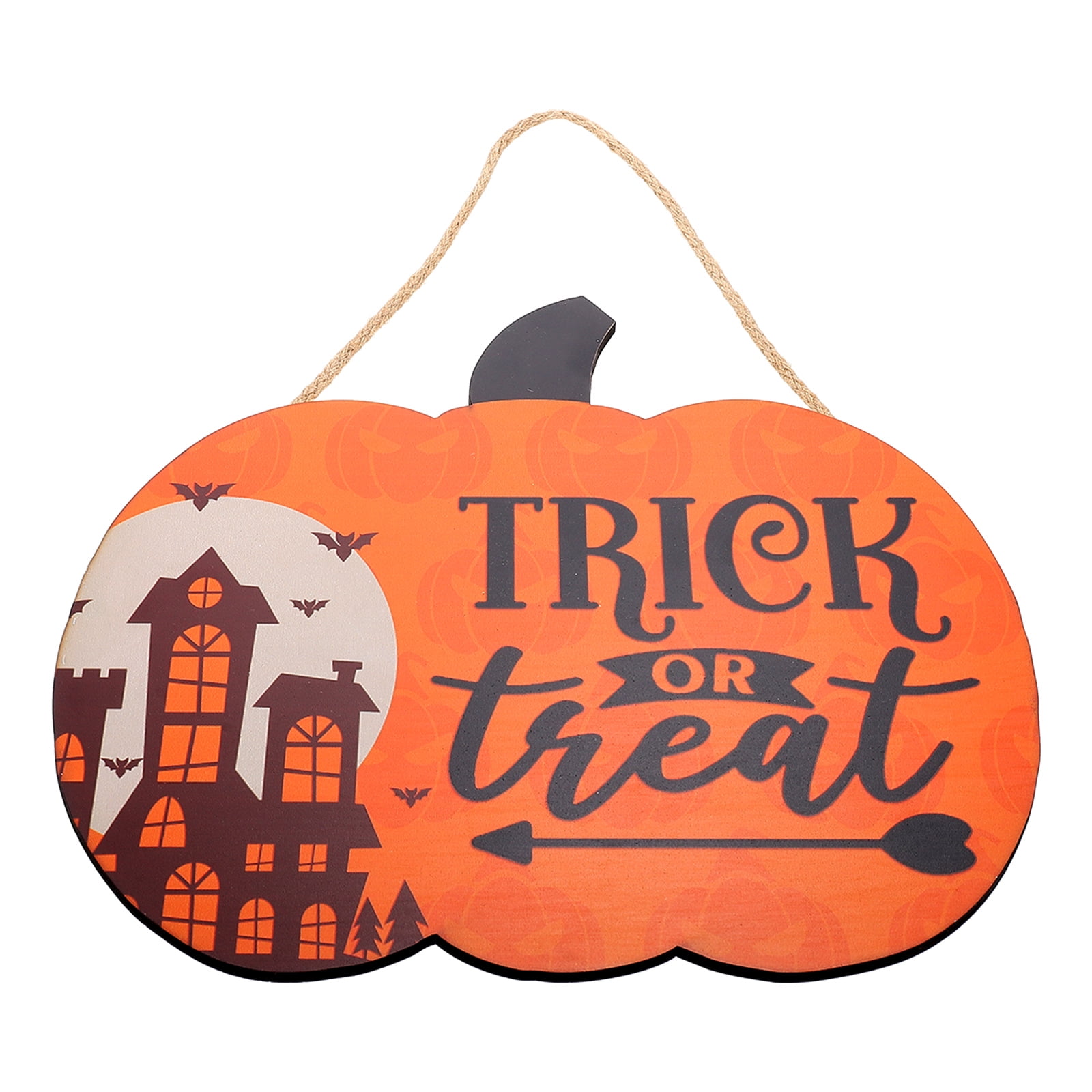 Wall Decoration Halloween Decorations Wooden Front Door Sign ...