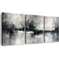 thumbnail image 1 of Wall Decorations For Living Room Canvas Wall Art For Bedroom Office Wall Decor Black And White Ocean Landscape Wall Paintings Modern Posters Pictures Artwork For Bathroom（Only canvas）, 1 of 6