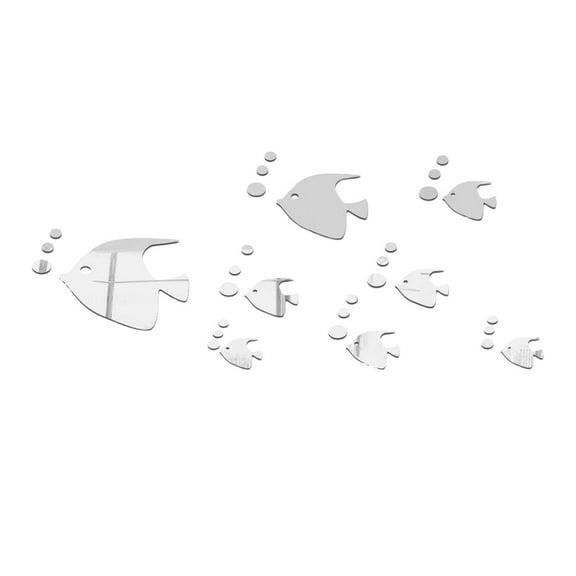 Wall Decorations, Sea Fish Bubble Wall Sticker 3D Sticker Mural DIY Acrylic Removable Decal Home Decor