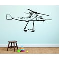 thumbnail image 1 of Wall Design Pieces Army War Rescue Airplane Silhouette 12x18", 1 of 1