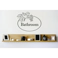 thumbnail image 1 of Wall Design Pieces Bathroom Angel Tub Sign Quote Design 16x24 Inches, 1 of 1