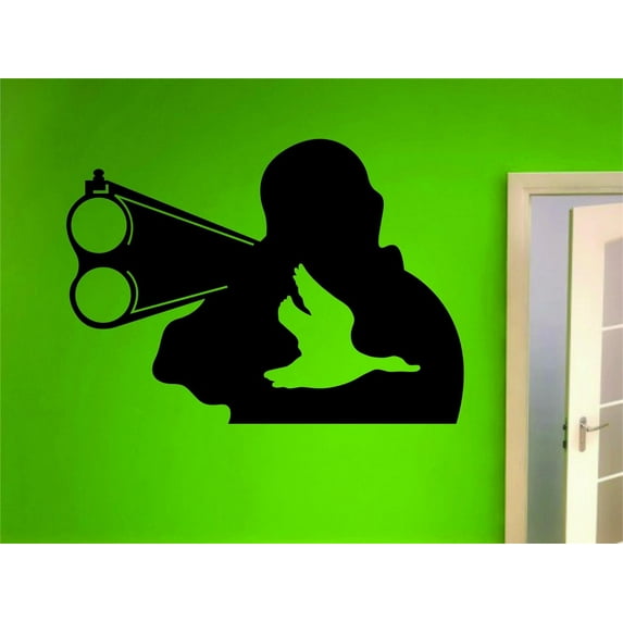 Wall Design Pieces Duck Animal Hunting Hunter Man Gun Boys Kids Bed Room Sports 12 X 18 Inches