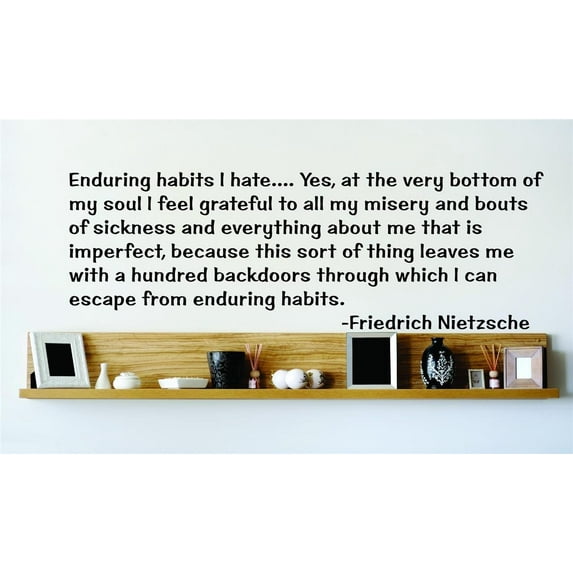 Wall Design Pieces Enduring Habits I Hate.... Yes, At The Very Bottom Of My Soul I Feel Grateful 20x20