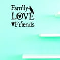 thumbnail image 1 of Wall Design Pieces Family Love Friends Design 18x18", 1 of 1