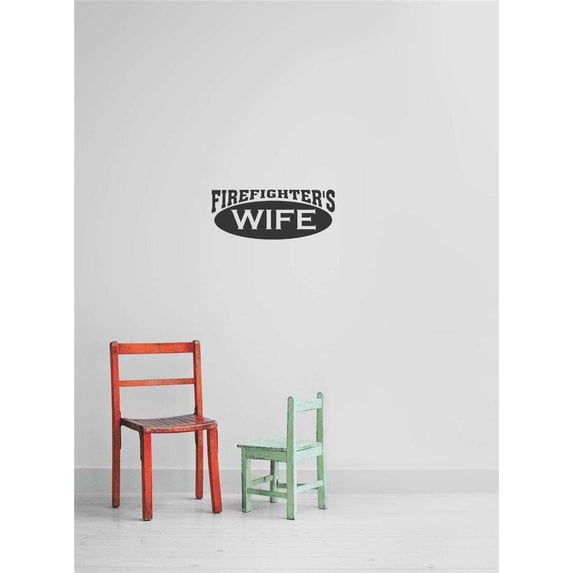 Wall Design Pieces Firefighter's Wife 8x20