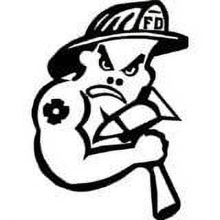 Wall Design Pieces Fireman Kids Boys