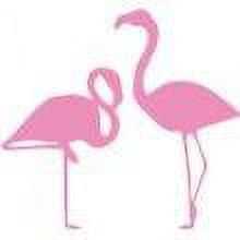 Wall Design Pieces Flamingos 20"X20"Peel &