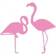 thumbnail image 1 of Wall Design Pieces Flamingos Wading Large Long Neck Bird 20 X20" -, 1 of 1