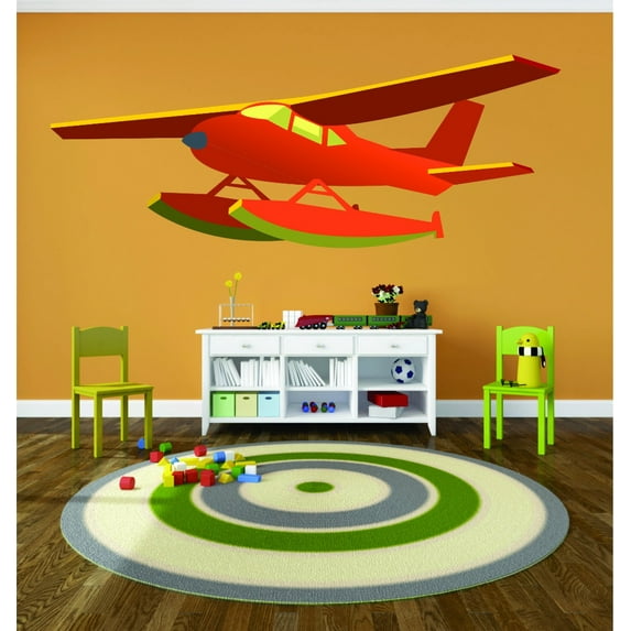 Wall Design Pieces Float Plane Pontoon Sea Plane 16x24"