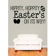 thumbnail image 1 of Wall Design Pieces Hippity, Hoppity Easter's On Its Way! Ate Eggs Holiday 12x18", 1 of 1