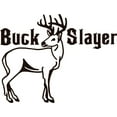 thumbnail image 1 of Wall Design Pieces Hunting Buck Slayer Letters With Deer / Buck Image Animal Hunting Hunter Man Gun 6 X 12 Inches, 1 of 1