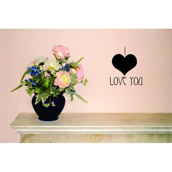 Wall Design Pieces I Helove You18 X 18"