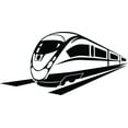 thumbnail image 1 of Wall Design Pieces Jet Train Kids Boys Bed Room 14 Inches X 28 Inches, 1 of 1