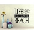 thumbnail image 1 of Wall Design Pieces Life Is Better At The Beach Relaxing Quote 12x12", 1 of 1