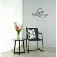 thumbnail image 1 of Wall Design Pieces Love Begins At Home Text Lettering Life Quote 20 X40", 1 of 1