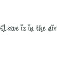 thumbnail image 1 of Wall Design Pieces Love Is In The Air Love Quote 6 X 30", 1 of 1
