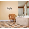 thumbnail image 1 of Wall Design Pieces Loving Life Text Lettering Quote 8 X20", 1 of 1