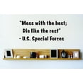 thumbnail image 1 of Wall Design Pieces Mess With The Best Special Forces S Men Army12x14", 1 of 1