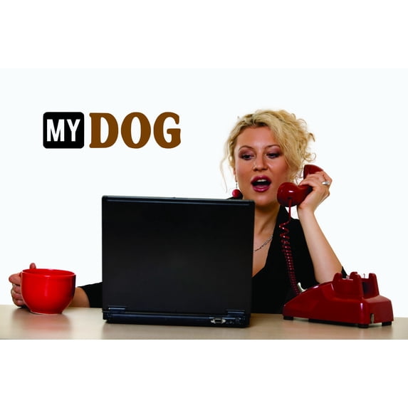 Wall Design Pieces My Dog Sign 16x40 Inches