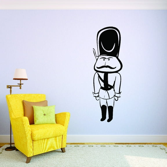 Wall Design Pieces Nut Cracker Soldier Silhouette 20x40 Inches