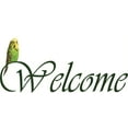 thumbnail image 1 of Wall Design Pieces Parrot With Welcome Sign Home Office Door Dãƒâ©Cor 8 X 20", 1 of 1