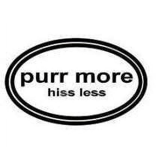 Wall Design Pieces Purr More, Hiss Less Kids Bed Room