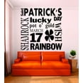thumbnail image 1 of Wall Design Pieces Saint Patrick's Shamrock Lucky Day Pot O' Old Wish March Rainbow 12x12 Inches, 1 of 1