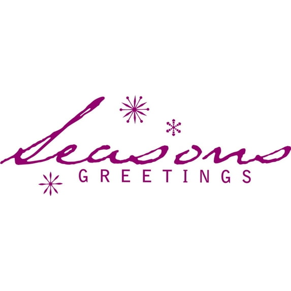 Wall Design Pieces Season Greetings Winter Holiday Sesonal 10 X 30 Inches