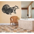thumbnail image 1 of Wall Design Pieces Squirrel Rodent Animal Daycare Playroom Boy Girl Kitchen 21x30 Inches, 1 of 1