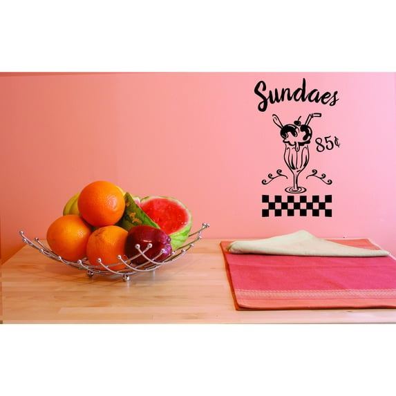 Wall Design Pieces Sundaes 20 X 40 Inches