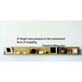 thumbnail image 1 of Wall Design Pieces To Forget Ones Purpose Is The Commonest Form Of Stupidity. Friedrich Nietzsche 15x15, 1 of 1